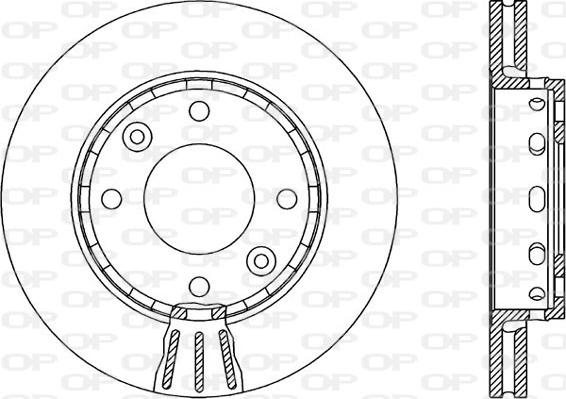 Open Parts BDA1886.20 - Kočioni disk www.molydon.hr