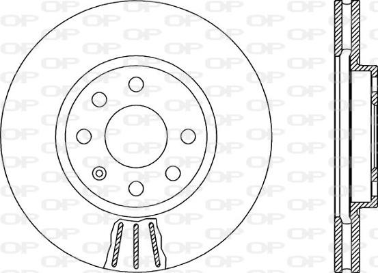 Open Parts BDA1880.20 - Kočioni disk www.molydon.hr