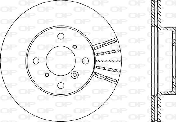 Open Parts BDA1823.20 - Kočioni disk www.molydon.hr