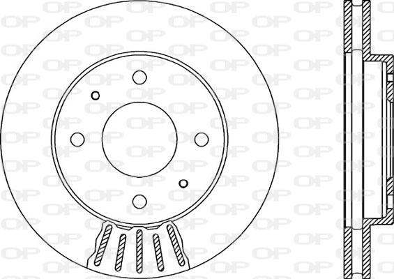 Open Parts BDA1870.20 - Kočioni disk www.molydon.hr