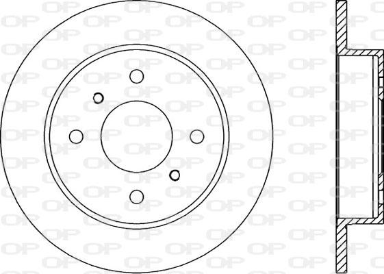 Open Parts BDA1391.10 - Kočioni disk www.molydon.hr