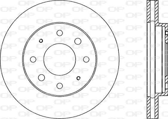 Open Parts BDA1345.20 - Kočioni disk www.molydon.hr