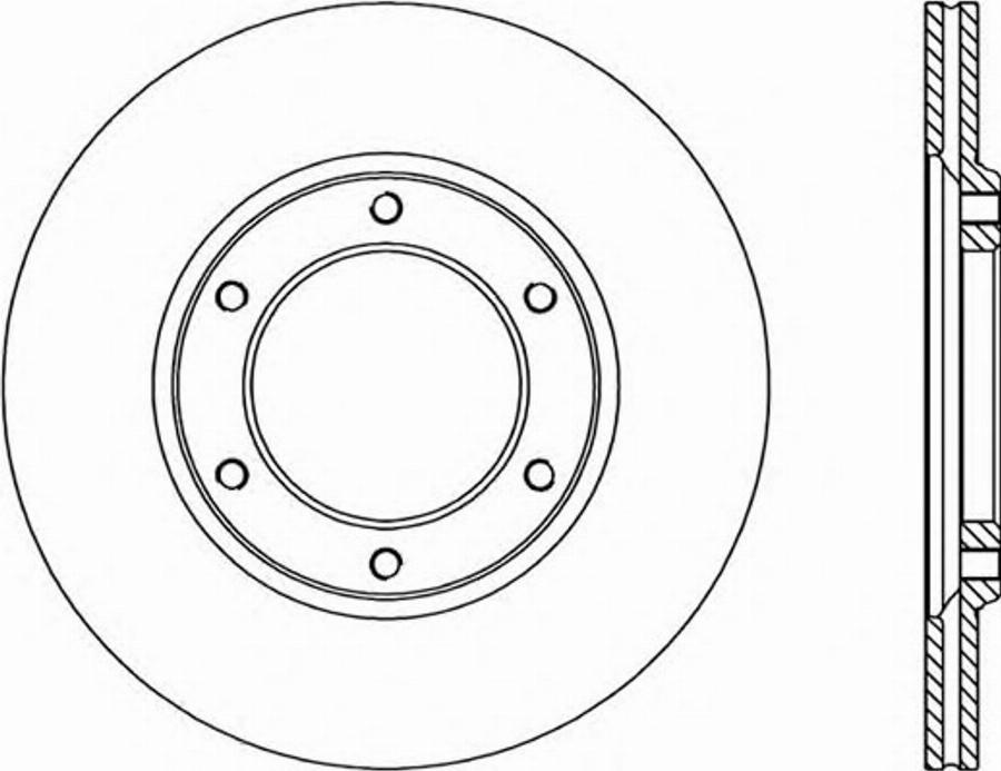 Open Parts BDA1362.20 - Kočioni disk www.molydon.hr