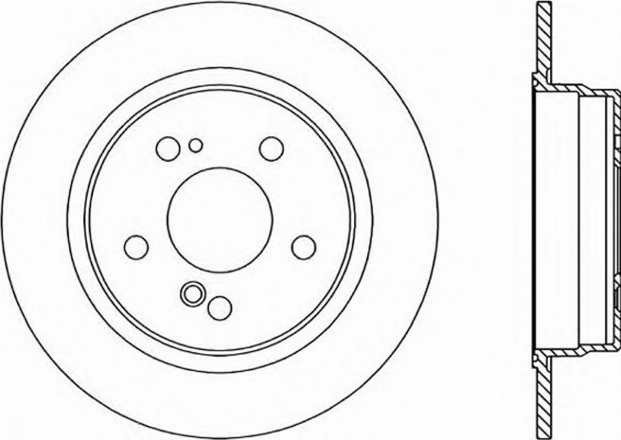 Open Parts BDA1300.10 - Kočioni disk www.molydon.hr