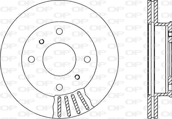 Open Parts BDA1388.20 - Kočioni disk www.molydon.hr