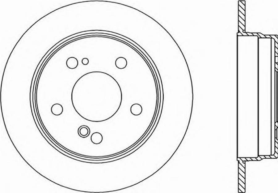 Open Parts BDA1292.10 - Kočioni disk www.molydon.hr