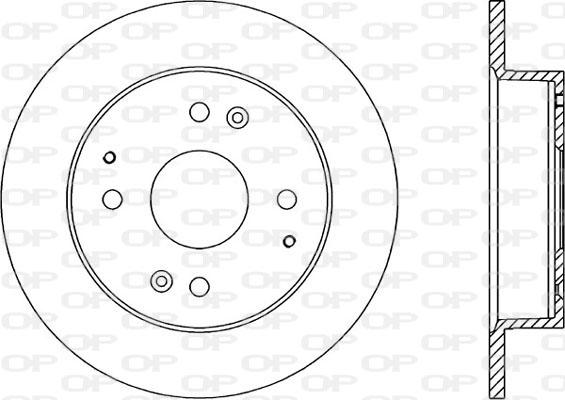 Open Parts BDA1214.10 - Kočioni disk www.molydon.hr