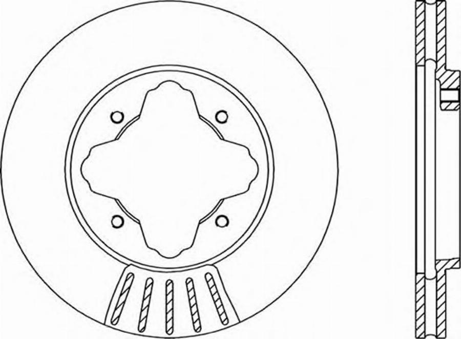 Open Parts BDR1212.20 - Kočioni disk www.molydon.hr