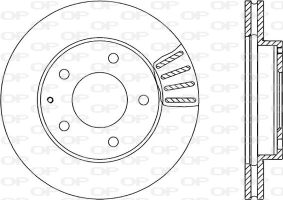 Open Parts BDA1277.20 - Kočioni disk www.molydon.hr