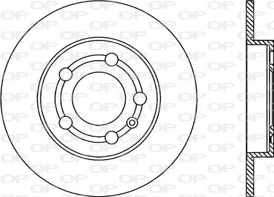 Open Parts BDA1745.10 - Kočioni disk www.molydon.hr