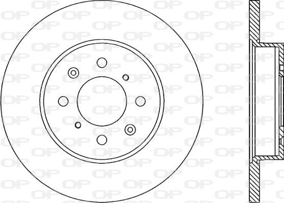 Open Parts BDA1752.10 - Kočioni disk www.molydon.hr