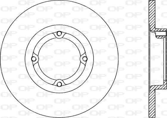 Open Parts BDA1765.10 - Kočioni disk www.molydon.hr