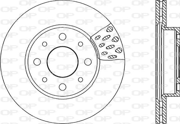 Open Parts BDA1766.20 - Kočioni disk www.molydon.hr