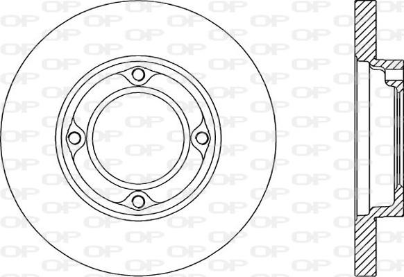 Open Parts BDA1763.10 - Kočioni disk www.molydon.hr