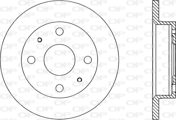 Open Parts BDA1762.10 - Kočioni disk www.molydon.hr