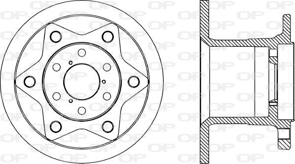 Open Parts BDA1767.10 - Kočioni disk www.molydon.hr