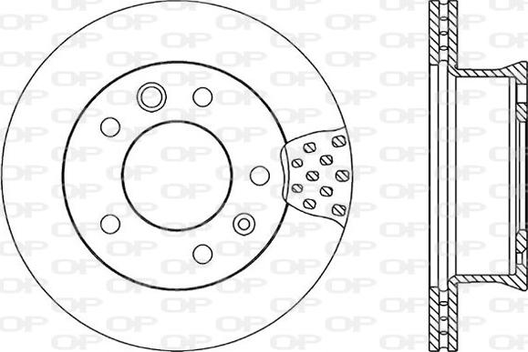 Open Parts BDA1706.20 - Kočioni disk www.molydon.hr