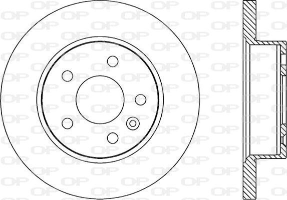 Open Parts BDA1703.10 - Kočioni disk www.molydon.hr