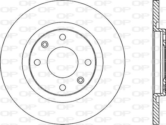 Open Parts BDA1717.10 - Kočioni disk www.molydon.hr