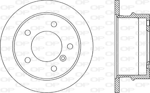 Open Parts BDA1784.10 - Kočioni disk www.molydon.hr