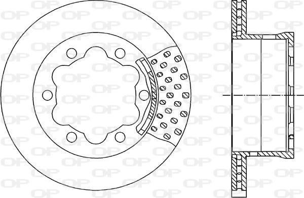 Open Parts BDA1786.20 - Kočioni disk www.molydon.hr