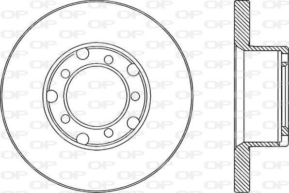 Open Parts BDA1783.10 - Kočioni disk www.molydon.hr