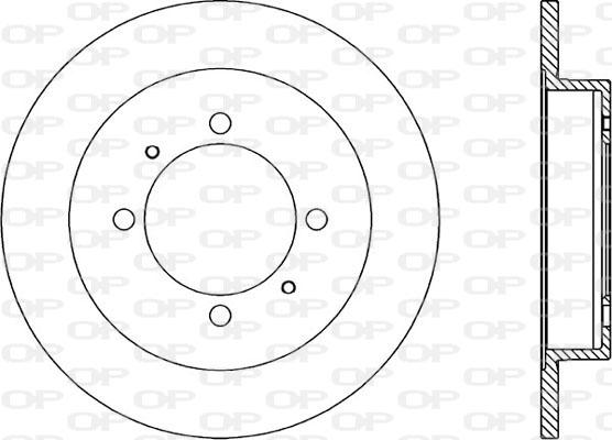 Open Parts BDA1735.10 - Kočioni disk www.molydon.hr