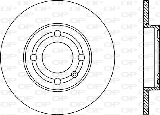 Open Parts BDA1733.10 - Kočioni disk www.molydon.hr