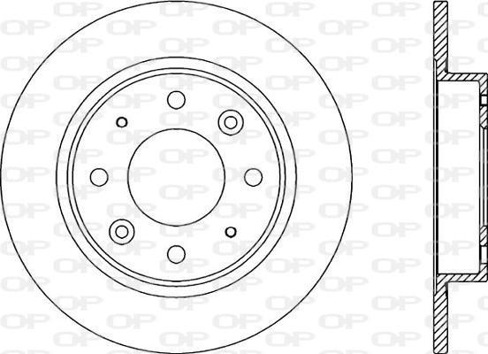 Open Parts BDA1774.10 - Kočioni disk www.molydon.hr