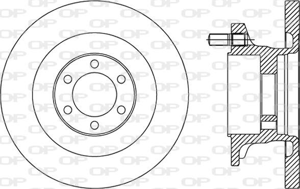 Open Parts BDA2494.10 - Kočioni disk www.molydon.hr