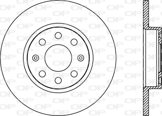 Open Parts BDA2444.10 - Kočioni disk www.molydon.hr