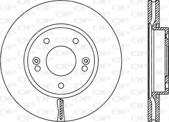 Open Parts BDA2443.20 - Kočioni disk www.molydon.hr