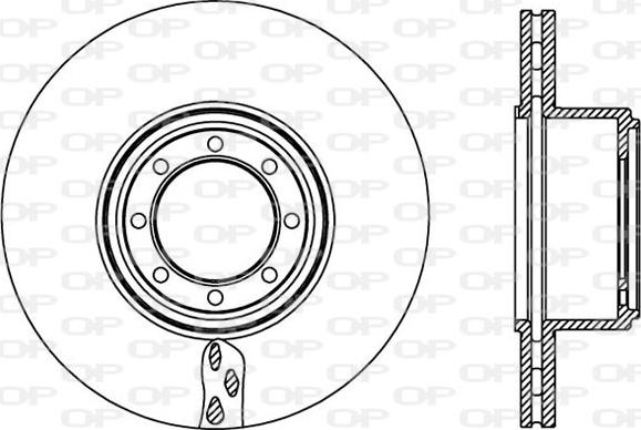 Open Parts BDA2451.20 - Kočioni disk www.molydon.hr