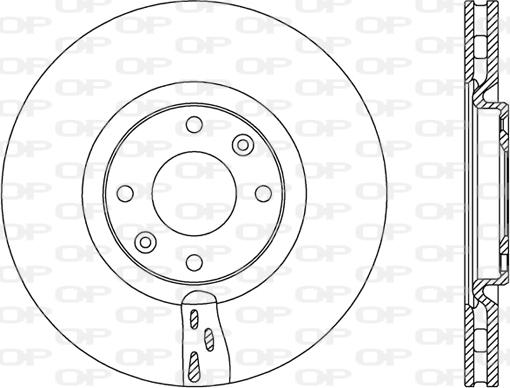 Open Parts BDA2453.20 - Kočioni disk www.molydon.hr