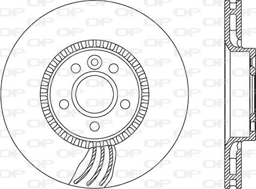 Open Parts BDA2469.20 - Kočioni disk www.molydon.hr