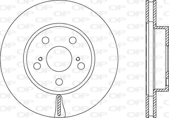 Open Parts BDA2463.20 - Kočioni disk www.molydon.hr