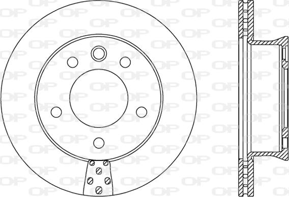 Open Parts BDA2488.20 - Kočioni disk www.molydon.hr