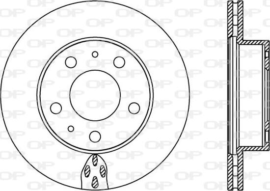 Open Parts BDA2439.20 - Kočioni disk www.molydon.hr