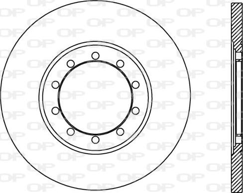 Open Parts BDA2436.10 - Kočioni disk www.molydon.hr