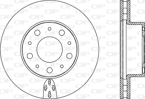 Open Parts BDA2438.20 - Kočioni disk www.molydon.hr