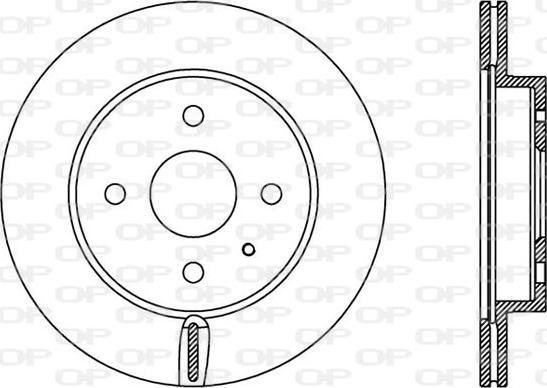 Open Parts BDA2425.20 - Kočioni disk www.molydon.hr