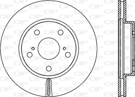 Open Parts BDA2423.20 - Kočioni disk www.molydon.hr