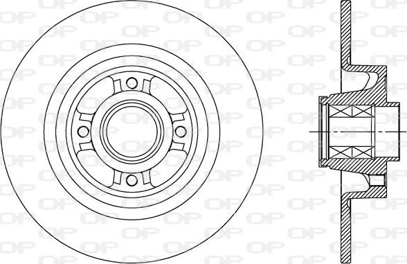 Open Parts BDA2427.30 - Kočioni disk www.molydon.hr