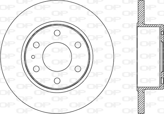 Open Parts BDA2471.10 - Kočioni disk www.molydon.hr