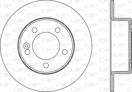 Open Parts BDA2599.10 - Kočioni disk www.molydon.hr