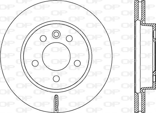 Open Parts BDA2590.20 - Kočioni disk www.molydon.hr