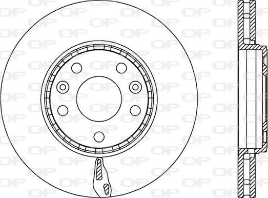 Open Parts BDA2546.20 - Kočioni disk www.molydon.hr