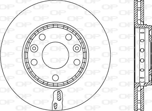 Open Parts BDA2548.20 - Kočioni disk www.molydon.hr