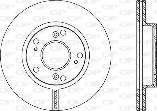 Open Parts BDA2554.20 - Kočioni disk www.molydon.hr