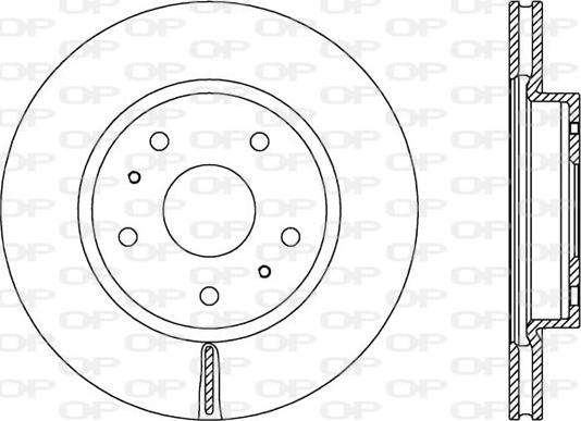 Open Parts BDA2565.20 - Kočioni disk www.molydon.hr